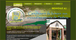 Desktop Screenshot of campement-sabou.com