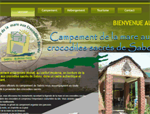 Tablet Screenshot of campement-sabou.com